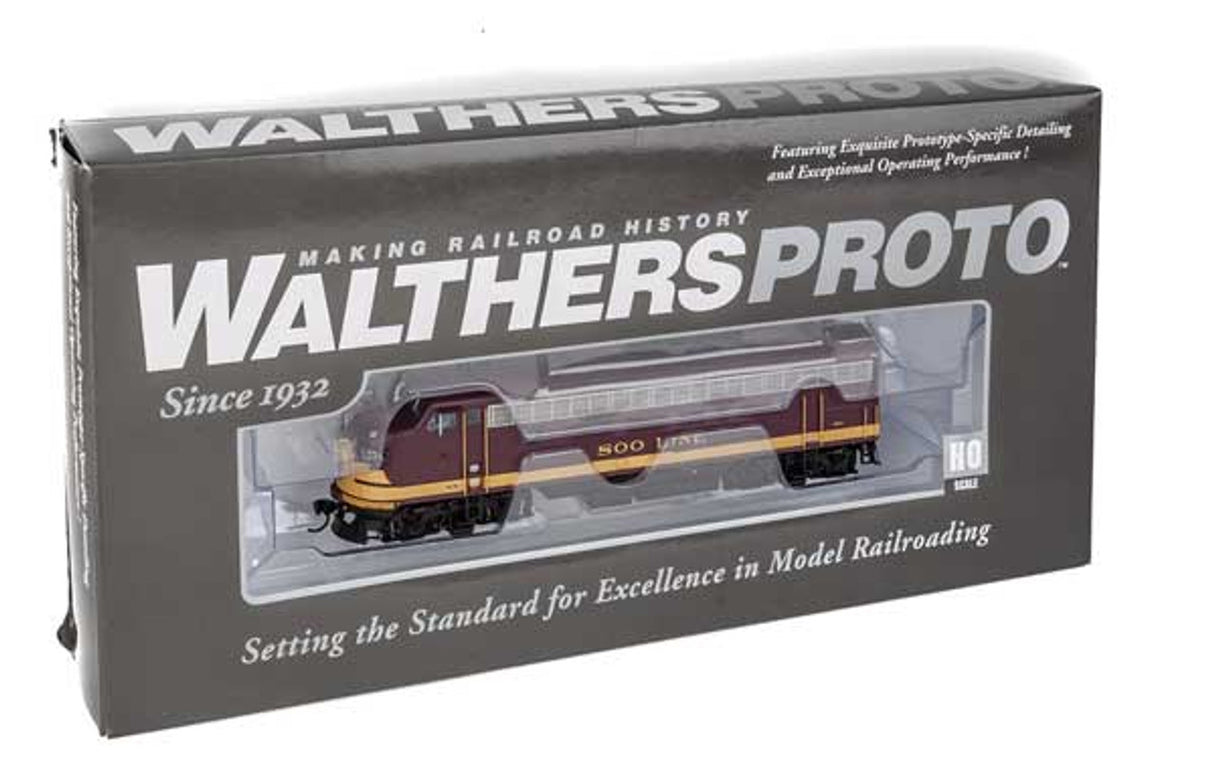 WalthersProto EMD FP7 Standard DC -- Soo Line 503A (Maroon, Dulux Gold, black) - 920-49523