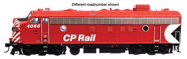 EMD FP7 Standard DC -- Canadian Pacific #4068 (red, white w/Multi-mark)