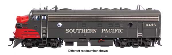 EMD FP7 Standard DC -- Southern Pacific(TM) #6455 (gray, Scarlet, white)