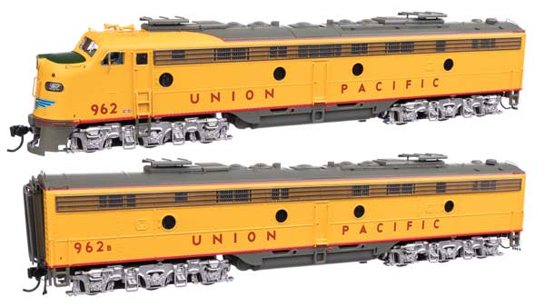 WalthersProto EMD E9A - E9B - Standard DC - City of San Francisco -- Union Pacific(R) #962, 962B (yellow, gray, red)