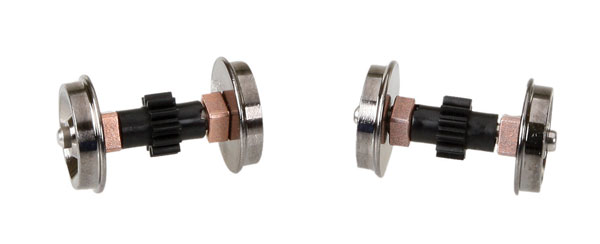WalthersProto Replacement Geared Driver Assembly (Diesel Wheelset) pkg(2) -- For Early PROTO 2000(R) BL, FA, E8, GP7/9/18/20/30/60 & PROTO 1000(TM) F3 - 920-584408