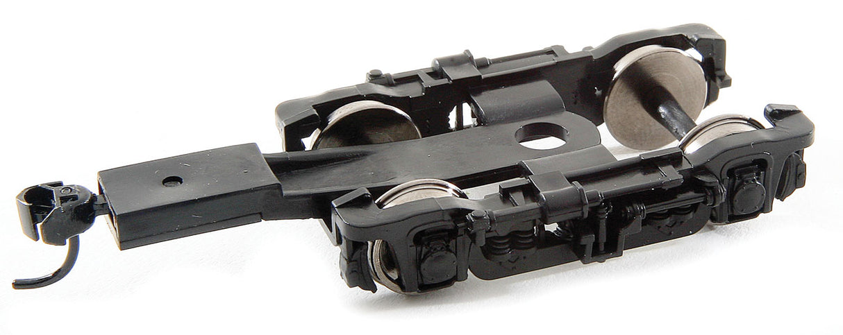 WalthersProto HO Streamlined Passenger Trucks pkg(2) -- With Talgo Couplers and RP-25 Wheels ` - 920-6050