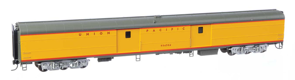 WalthersProto HO 85' ACF Baggage Car - Standard - Union Pacific(R) Heritage Fleet -- #904304 (1973-91) Roadway Tool Car; Early w/printed number - 920-9209
