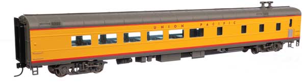 WalthersProto 85' American Car & Foundry 48-Seat Diner - - City of San Francisco -- Union Pacific(R) - Standard w/Decals (yellow, gray, red)