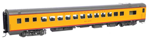 WalthersProto HO 85' Pullman-Standard Southern Pacific 83-C-2 Coach - City of San Francisco -- Southern Pacific(TM) #2379 (yellow, gray, red)
