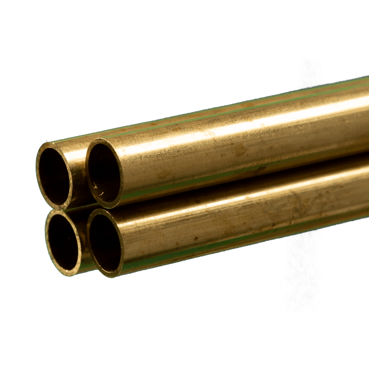 .029" Thick Round Brass Tube - Measures 36" Long -- 3/8" Diameter