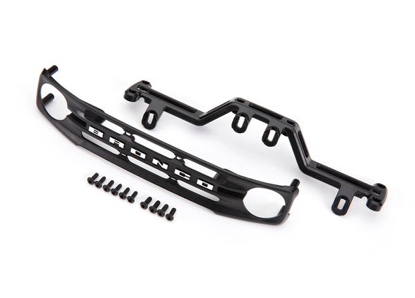 Traxxas 9220 Grille, Ford Bronco (2021)/ grille Mount/ 2.6x8 BCS (8)/ 3x8 BCS (4)/ 1.6x7 BCS (self-tapping) (4) (fits #9211 Body) - TRA9220