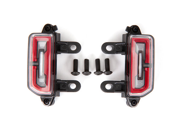 Traxxas 9221 Tail light assembly, Complete (2)/ 3x8mm BCS (4) (fits #9211 Body) - TRA9221