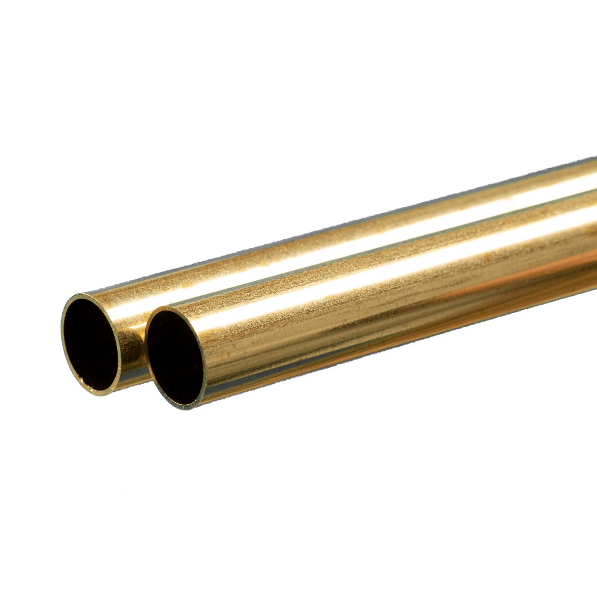 .029" Thick Round Brass Tube - Measures 36" Long -- 5/8" Diameter