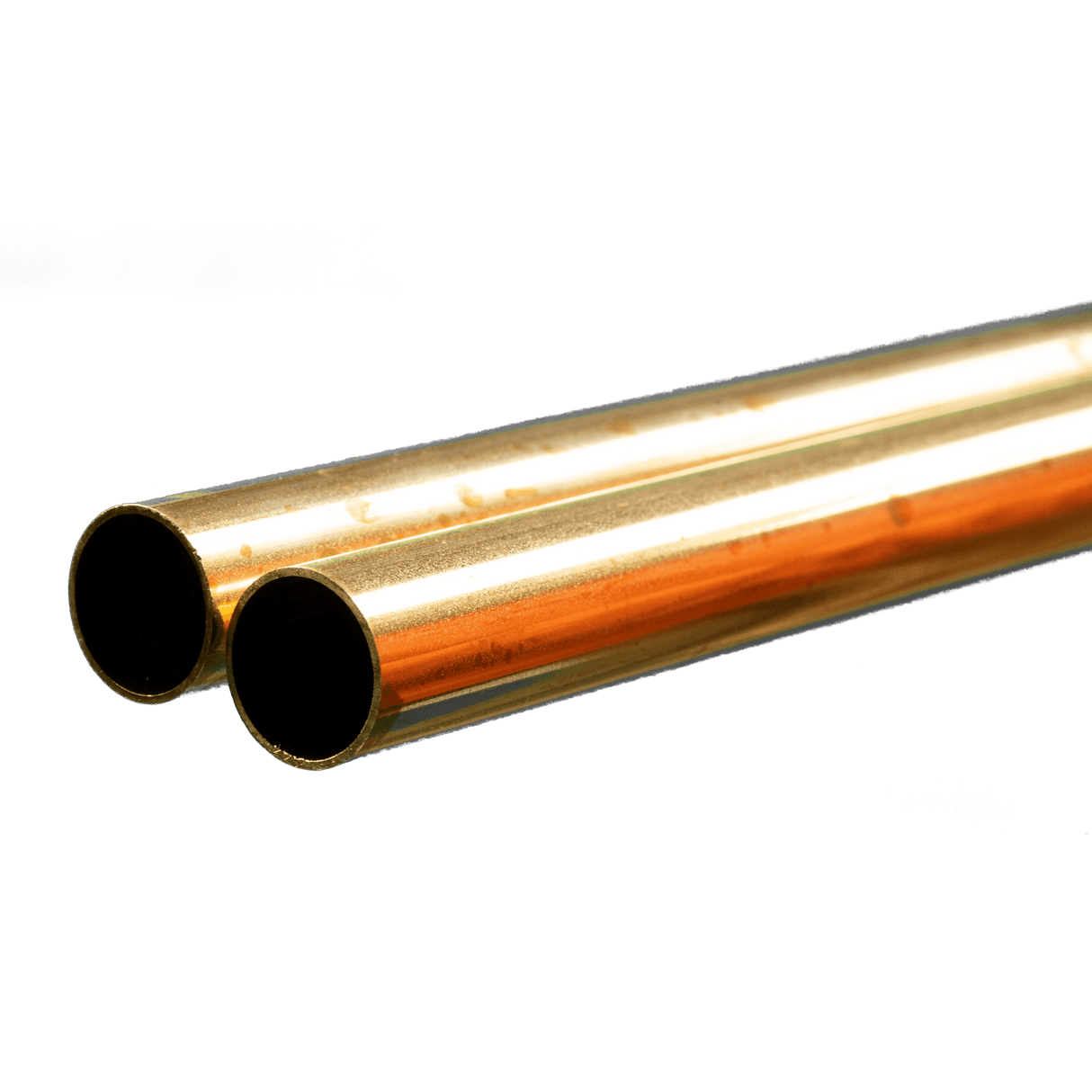 .029" Thick Round Brass Tube - Measures 36" Long -- 11/16" Diameter