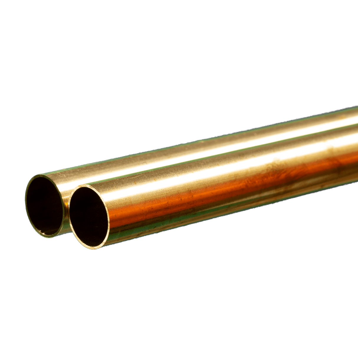 .029" Thick Round Brass Tube - Measures 36" Long -- 3/4" Diameter