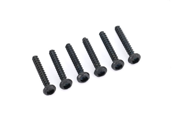 Traxxas 9236 Screws, 1.6x10mm button-head, self-tapping (Hex drive) (6)