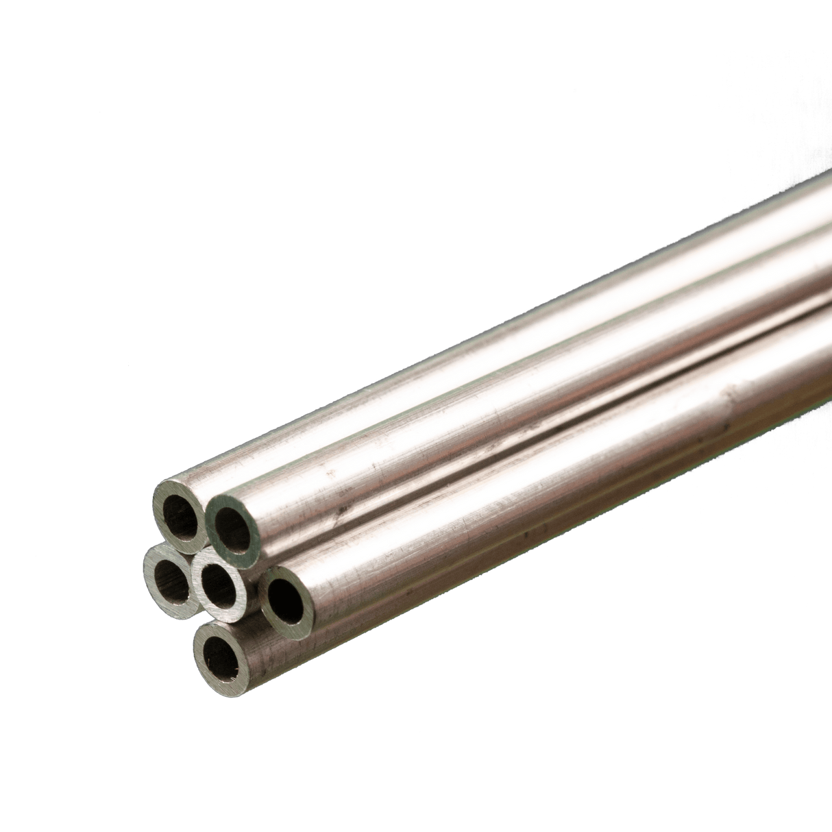 .029" Thick Round Aluminum Tube - Measures 36" Long -- 3/16" Diameter