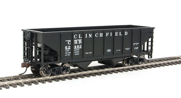 Walthers Trainline Coal Hopper - Ready to Run -- Clinchfield - 931-1840