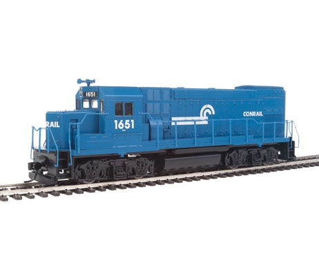 Walthers Trainline HO, EMD GP15-1 - Standard DC -- Conrail (blue, white) - 931-2502