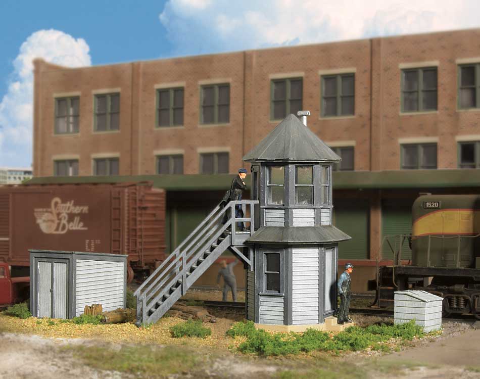 Walthers Cornerstone Elevated Crossing Tower pkg(2) -- Kit - 1-1/4 x 1-1/4 x 3" 3.2 x 3.2 x 7.6cm - 933-2945