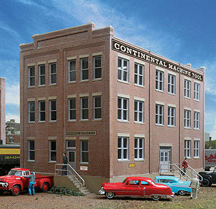 Walthers Cornerstone Engineering Office -- Kit - 10-1/8 x 5-3/4 x 6-3/16" 35.7 x 14.6 x 16cm - 933-2967