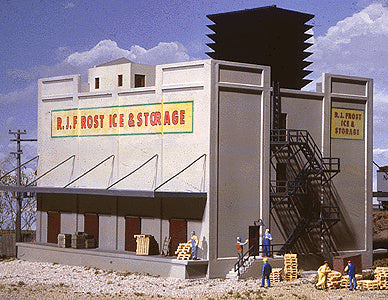 Walthers Cornerstone RJ Frost Ice & Storage -- Kit - 11 x 11" 28 x 28cm - 933-3020