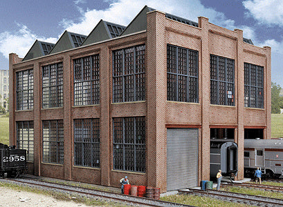 Walthers Cornerstone Car Shop -- Kit - 11-5/8 x 8-13/16 x 7-5/8" 29.5 x 22.4 x 19.4cm - 933-3040