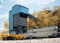 Walthers Cornerstone Coal Flood Loader -- Kit - 4 x 6 x 11" 10.2 x 15.2 x 27.9cm - 933-3051