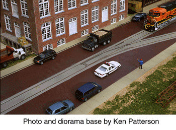 Walthers Cornerstone HO Street Track Insert Set - Kit -- 58" of Straight Track Inserts - 933-3140