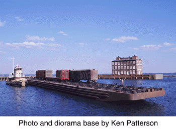 Walthers Cornerstone Railroad Car Float -- Kit - 39 x 5-1/2 x 1" 99.1 x 14 x 2.5cm - 933-3152