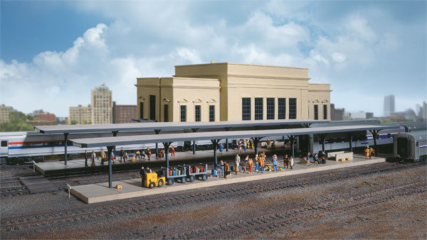 Butterfly Style Station Platform Shelter -- Kit - pkg(4) Each Section: 11 x 2-1/8 x 2-1/4" 27.5 x 5.3 x 5.6cm