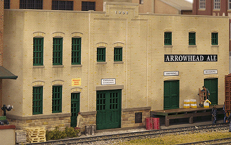 Walthers Cornerstone HO Arrowhead Ale Background Building -- Kit