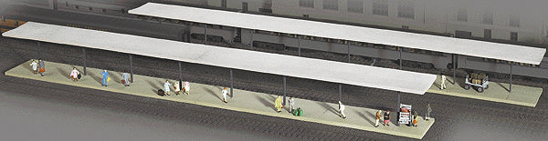 Butterfly-Style Station Platform Shelter -- Kit pkg(8)