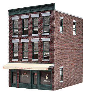 Walthers Cornerstone Flowers by Terry -- Kit - 3 x 4 x 4-3/8" 7.6 x 10.2 x 11.1cm - 933-3473