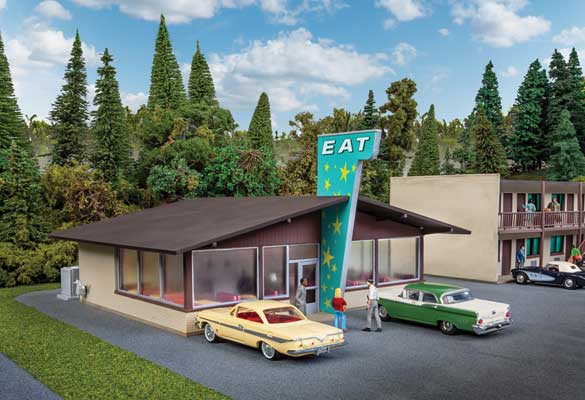 Vintage Motor Restaurant -- Kit - 6-3/4 x 5-5/8 x 3-1/4" 17.1 x 14.2 x 8.2cm