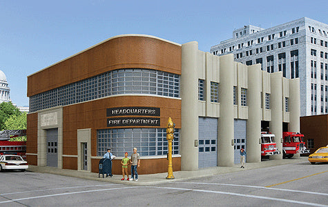 Fire Department Headquarters -- Kit - 9-1/8 x 11-13/16 x 5-5/8" 23.5 x 30 x 14.3cm