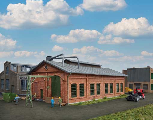 Walthers Cornerstone Brick Millworks -- Kit - 933-3907