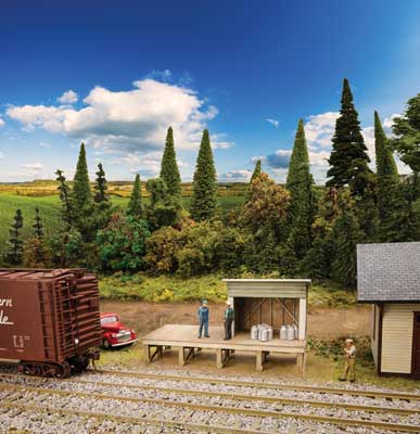 Walthers Cornerstone HO Milk Platform -- Kit