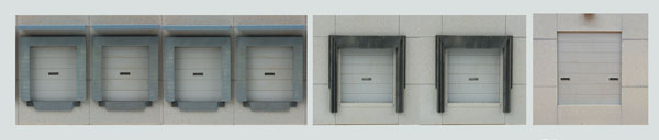 Walthers Cornerstone 933-4070 Truck and Railroad Docks -- Kit - 933-4070