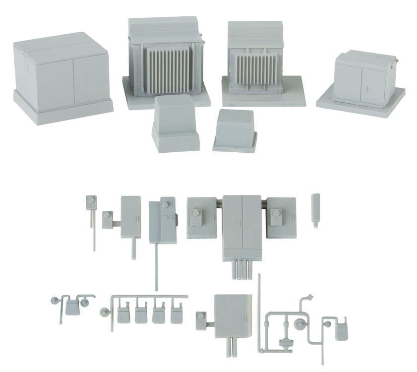 Walthers Cornerstone Modern Industrial Park Series -- Electrical Fixtures - Kit - 933-4075
