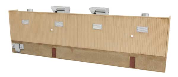 Walthers Cornerstone HO Plastic Pellet Plant Background Building -- Kit