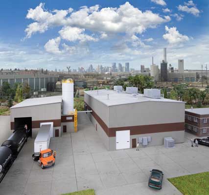 Walthers Cornerstone Chocolate Factory -- Kit - 933-4166