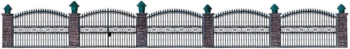 Walthers Cornerstone Wrought Iron Fence - Kit (Scale Model) -- 25-1/2" 65cm - 933-550