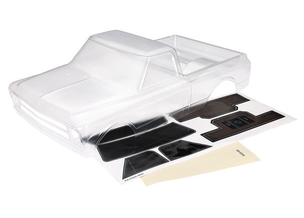 Traxxas 9411 Body, Chevrolet C10 (Clear, requires painting)/ window masks - TRA9411