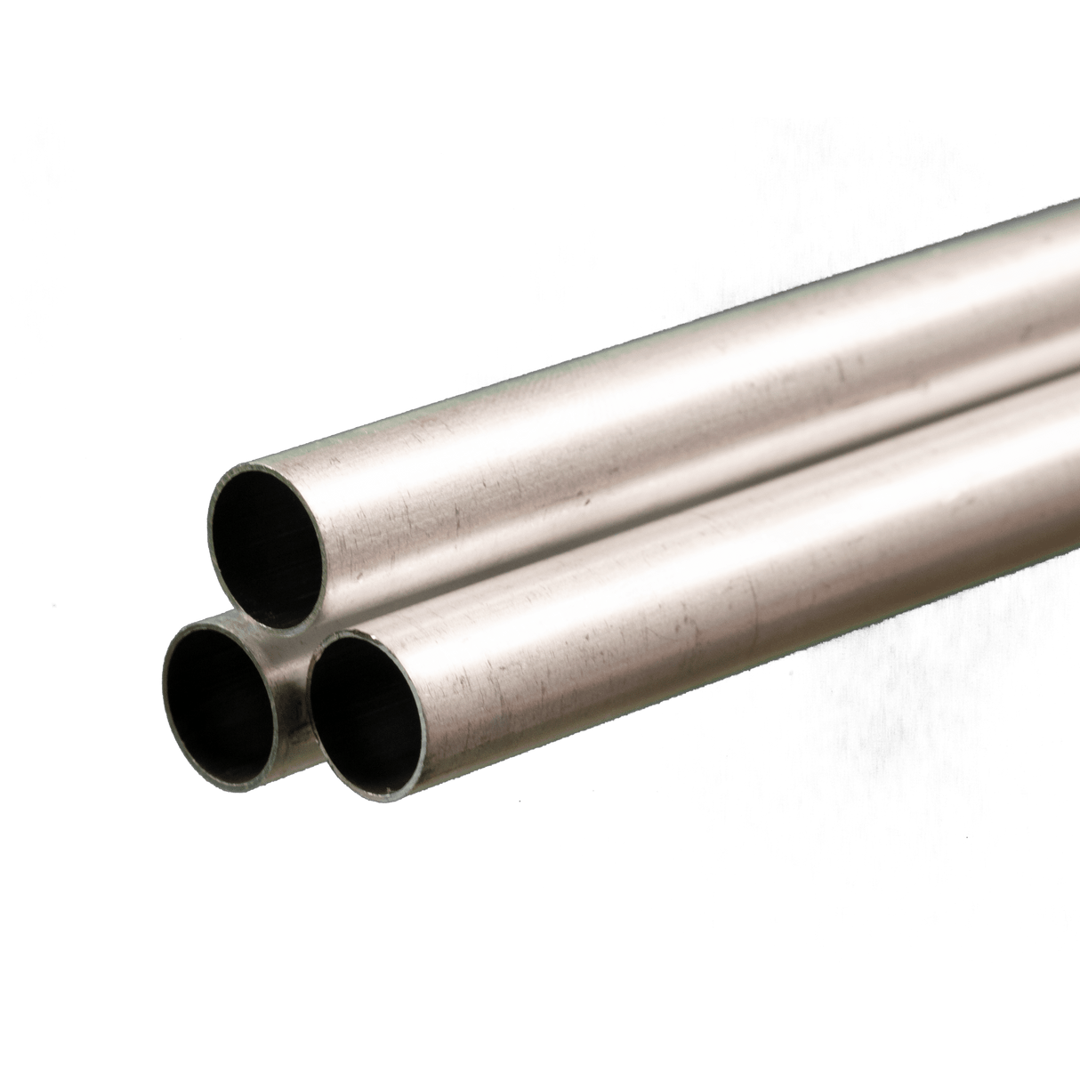 .016" Thick Round Aluminum Tube - Measures 36" Long -- 7/16" Diameter