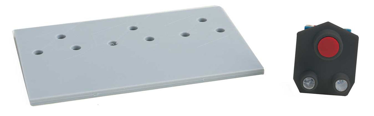 Walthers Controls 942-121 Walthers Layout Control System -- Dual LED Fascia Turnout Controller (yellow-green)