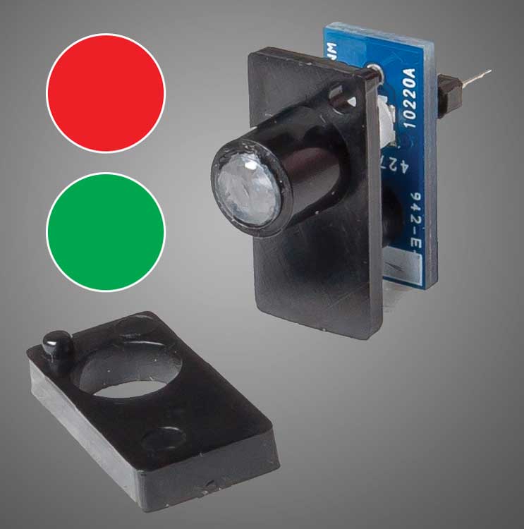 Walthers Controls fascia indicator red/green - 942-152