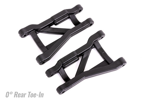 Traxxas 9430 Suspension Arms, black, Rear (left & right), heavy duty, 0° toe angle (2) - TRA9430