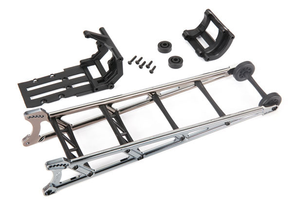 Traxxas 9460X Wheelie bar, black chrome (assembled)/ Wheelie Bar Mount - TRA9460X