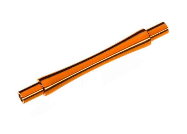 Traxxas 9463A Axle, Wheelie bar, 6061-T6 aluminum (orange-anodized) (1)/ 3x12 BCS (with threadlock) (2) - TRA9463A