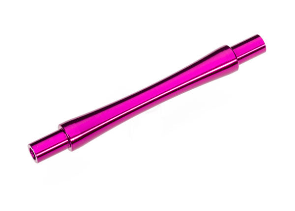 Traxxas 9463P Axle, Wheelie bar, 6061-T6 aluminum (pink-anodized) (1)/ 3x12 BCS (with threadlock) (2) - TRA9463P