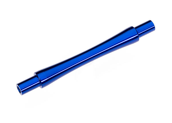 Traxxas 9463X Axle, Wheelie bar, 6061-T6 aluminum (blue-anodized) (1)/ 3x12 BCS (with threadlock) (2) - TRA9463X