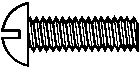 Walthers Nylon Round Head Machine Screws pkg(12) -- 4-40; 3/4 x .112" 1.91 x .28cm - 947-1188