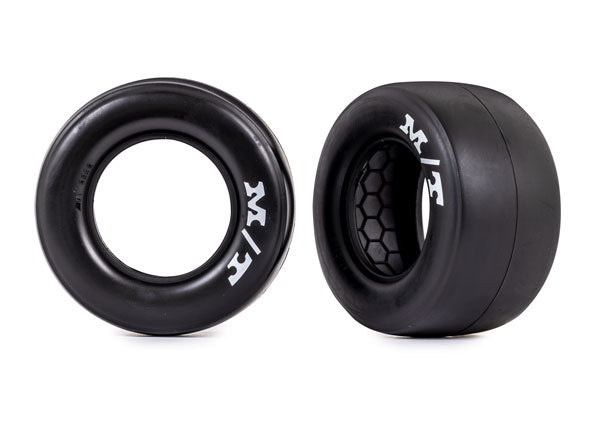 Traxxas 9471R Tires, Rear (Mickey Thompson ET Drag Slicks, sticky compound) (2) - TRA9471R